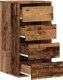 vidaXL Komoda, stare drewno, 40x41x76 cm, materiał drewnopochodny 5