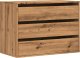 vidaXL Komoda, dąb artisan, 80x41x58 cm 2