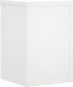 vidaXL Podstawki pod doniczki, 2 szt., białe, 25x25x35 cm 3