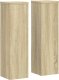 vidaXL Stojaki na rośliny, 2 szt, dąb sonoma, 17x17x60 cm 2