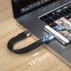 Kabel USB Techly USB-C - USB-C 0.12 m Czarny (ICOC USBC-FL-U322) 4