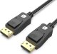 Kabel Techly Techly Kabel DisplayPort 2.1 4K*120Hz 54G 3m Czarny DP-DP M/M 1
