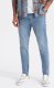 Ombre Spodnie męskie jeansowe CARROT FIT - jasnoniebieskie V2 OM-PADP-0117 XL 1