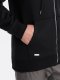 Ombre Bluza męska rozpinana z kapturem - czarna V1 OM-SSZP-22FW-003 L 4