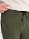 Ombre Spodnie dresowe męskie z tkaniny ottoman - ciemnooliwkowe V3 OM-PASK-0129 XL 4