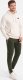 Ombre Spodnie męskie dresowe typu jogger - oliwkowe V1 OM-PASK-22FW-004 M 1
