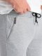 Ombre Spodnie męskie dresowe typu jogger - szary melanż V2 OM-PASK-22FW-004 XL 3