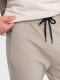 Ombre Męskie spodnie dresowe joggery na gumce z przeszyciami  popielate V1 OM-PASK-0142 XL 4