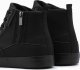 Ombre Buty męskie wysokie trampki z ozdobnym zamkiem - czarne V1 OM-FOTH-22FW-002 41 4