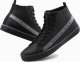 Ombre Buty męskie trampki z ozdobnym logowaniem - czarne OM-FOTH-22FW-004 40 1