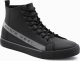 Ombre Buty męskie trampki z ozdobnym logowaniem - czarne OM-FOTH-22FW-004 40 2