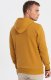 Ombre Bluza męska rozpinana z kapturem BASIC - musztardowa V4 OM-SSBZ-0118 L 7