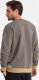 Ombre Bluza męska OVERSIZE z kontrastowym łączeniem kolorów -  khaki V7 OM-SSNZ-0130 S 6