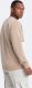 Ombre Bluza męska OVERSIZE z kontrastowym łączeniem kolorów - beżowa V2 OM-SSNZ-0130 XXL 5