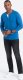 Ombre Longsleeve męski z guzikami przy dekolcie - niebieski V2 OM-LSCL-0107 M 4