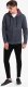 Ombre Washowana bluza męska rozpinana z kapturem - granatowa V4 OM-SSDS-0110 XXL 6