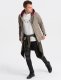Ombre Washowana bluza męska rozpinana z kapturem -  khaki V2 OM-SSDS-0110 XXL 1