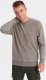 Ombre Washowana bluza męska z ozdobnym przeszyciem przy dekolcie - beżowa V2 OM-SSDS-0131 XXL 2