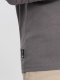 Ombre Longsleeve męski z nadrukiem w stylu collegowym - szary V1 OM-LSPT-0117 L 4