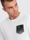 Ombre Longsleeve męski z printem w kształcie kieszonki - biały V1 OM-LSPT-0118 XXL 1