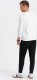 Ombre Longsleeve męski z printem w kształcie kieszonki - biały V1 OM-LSPT-0118 XXL 5