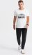 Ombre T-shirt męski bawełniany z printem militarnym - biały V3 OM-TSPT-0164 L 5