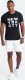 Ombre T-shirt męski bawełniany z nadrukiem - czarny V1 OM-TSPT-0162 L 3