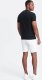 Ombre T-shirt męski bawełniany z nadrukiem - czarny V1 OM-TSPT-0162 L 4