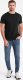 Ombre Klasyczny T-shirt męski bawełniany BASIC - czarny V1 OM-TSBS-0146 S 3