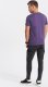 Ombre Męski klasyczny bawełniany T-shirt BASIC - fioletowy V9 OM-TSBS-0146 XL 5