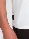 Ombre Klasyczna męska bawełniana koszulka z dekoltem w serek BASIC - biała V4 OM-TSBS-0145 L 4