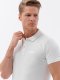 Ombre Koszulka polo z dzianiny pique - ecrue V7 S1746 XXL 2
