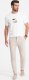 Ombre Spodnie męskie chino SLIM FIT - kremowe V1 OM-PACP-0186 L 2