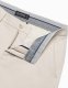 Ombre Spodnie męskie chino SLIM FIT - kremowe V1 OM-PACP-0186 L 5