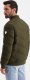 Kurtka męska Ombre Męska pikowana kurtka bomberka z metalowymi zamkami - ciemnooliwkowa V3 OM-JALP-0143 L 6