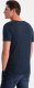 Ombre T-shirt męski V-NECK z elastanem - granatowy V2 OM-TSCT-0106 L 8