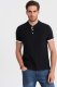 Ombre Męska koszulka polo bez kołnierzyka - czarna V8 OM-TSCT-0156 L 1