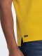 Ombre Męska koszulka polo bez kołnierzyka - żółta V9 OM-TSCT-0156 L 4
