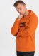 Ombre Męska bluza kangurka z kapturem i nadrukiem - pomarańczowa V1 OM-SSPS-0155 XXL 4
