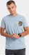 Ombre T-shirt męski bawełniany z nadrukiem na klatce piersiowej - jasnoniebieski V2 OM-TSPT-0167 M 1
