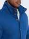 Ombre Bluza męska casual ze stójką zapinana na guziki - niebieska V1 OM-SSZP-0171 L 4