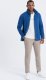 Ombre Bluza męska casual ze stójką zapinana na guziki - niebieska V1 OM-SSZP-0171 L 5