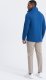 Ombre Bluza męska casual ze stójką zapinana na guziki - niebieska V1 OM-SSZP-0171 L 7
