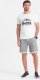 Ombre Spodenki męskie z tkaniny melanżowej LOOSE FIT - szare V6 OM-SRSK-0116 XL 2