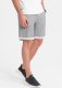 Ombre Spodenki męskie z tkaniny melanżowej LOOSE FIT - szare V6 OM-SRSK-0116 XL 3