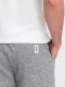 Ombre Spodenki męskie z tkaniny melanżowej LOOSE FIT - szare V6 OM-SRSK-0116 XL 4