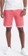 Ombre Spodenki męskie z tkaniny melanżowej LOOSE FIT - jasnoczerwone V7 OM-SRSK-0116 3XL 2