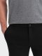 Ombre Szorty męskie SLIM FIT ze strukturalnej dzianiny - czarne V2 OM-SRCS-0126 L 3