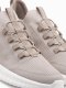 Ombre Wsuwane męskie buty sneakersy wykonane z lekkich materiałów - beżowe V3 OM-FOKS-0149 42 1