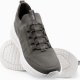 Ombre Męskie buty sneakersy wsuwane wykonane z lekkich materiałów - khaki V2 OM-FOKS-0149 43 3